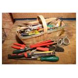Basket Lot of Tools