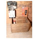 Vintage Wooden Private Brands Beverage Box