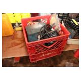 Palm Sander, Sanding Discs, Battery Charger, etc.