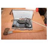 Rotary Hammer (Tested), Axe, Hoe