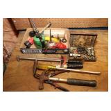 Vintage Mueller Charge/Purge Kit, Oil Cans, Tools