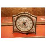 Vintage Small Needlepoint Clock