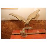 Cast Brass Bird Sculpture