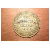 North British Locomotive Co Brass Plaque