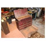Vintage Wooden Machinist Chest