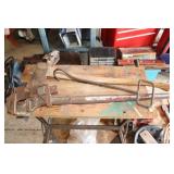 Axe, 36' Pipe Wrench, Hook