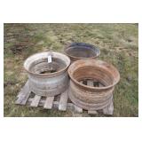 Steel Truck Rims  22.5' X 12' Deep (3)