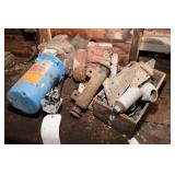 Jet Pump (untested), Hinges, Plumbing Parts