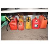 Assorted Fuel Cans (7)