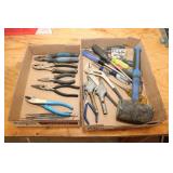 Pliers, Screwdrivers, Mallet, Etc.