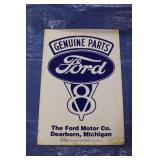 Genuine Parts Ford V8 Tin Sign