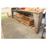 Metal Work Table 11ft X 3ft X 3ft