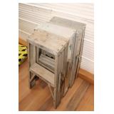 Aluminum Step Stools (3), Table Legs