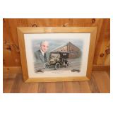 Ford Model T Framed Plaque
