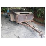 Tandem Axle Utility Trailer 8ftx4ft Box