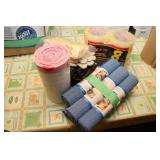 Tape, Garbage Bags, Gloves, Etc.