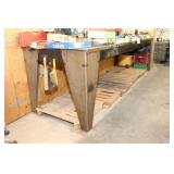 Steel Work Table 11ft X 4ft X 3ft