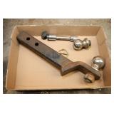 Receiver Hitch, 2 Balls, Hitch Lock