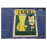 Beer Tin Sign