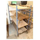Mobile Folding Shelf Rack