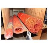 Rolls of Plastic Barrier Fence