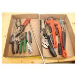 Pipe Wrenches, Pliers, Tin Snips