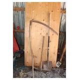 Shovel, Pick Axe, Scythe. Etc.