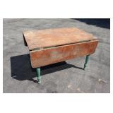 Antique Pine Drop Leaf Table 48' X 28'