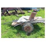 Antique Trailer With Contents