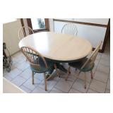 Maple Kitchen Set & 4 Chairs