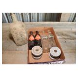 Antique Pop Bottles And Electrical Insulators
