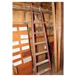Antique Wooden Ladder 8 ft