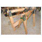 Wood Sawhorses (2)