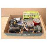 Forstner Bits, Drill, Screwdrivers, Vice Grips