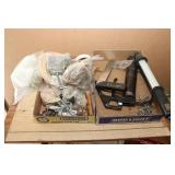 Grease Gun, Work Light, Hardware, etc.