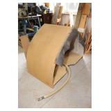 Homemade Sliding Miter Saw Dust Collector Hood