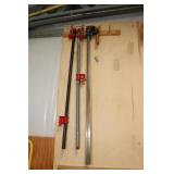 Pipe Clamps (2) & Bar Clamps (2)