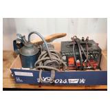 Battery Charger, Angle Grinder, Oiler