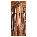Lumber Rack of Baseboard, Crown Molding, Trim