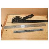 Protractor, 2 Rulers