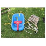 Little Tykes Swing & Wooden Swing