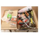 Assorted Tools, Finishing Nails, etc.