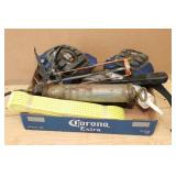 Grease Gun, Knee Pads, Caulking Gun, Pry Bar, etc.