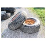2 Flotation Type Wagon Tires On Rims