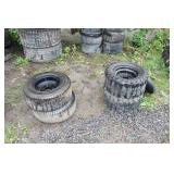 Tires & Rims (5 of each), Wheelbarrow Tire