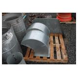 Galvanized Chute, Vent Hoods (2)