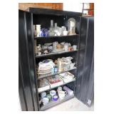 Steel Cabinet with Contents