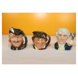 Royal Doulton Toby Jugs (3)