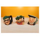 Royal Doulton Toby Jugs (3)