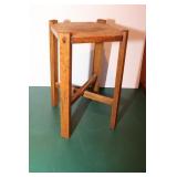 Antique Oak Plant Stand